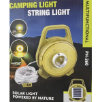 Πολυλειτουργικό Ηλιακό Φωτιστικό Camping Με String Light PH-260 - Image 2