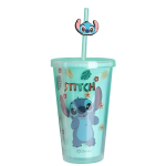 Ποτήρι με Καπάκι και Καλαμάκι Stitch 450ml SDS-24802