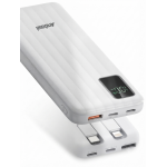 Power Bank 12000mAh Με Ενσωματωμένα Καλώδια Και Οθόνη LED Andowl Q-CD219