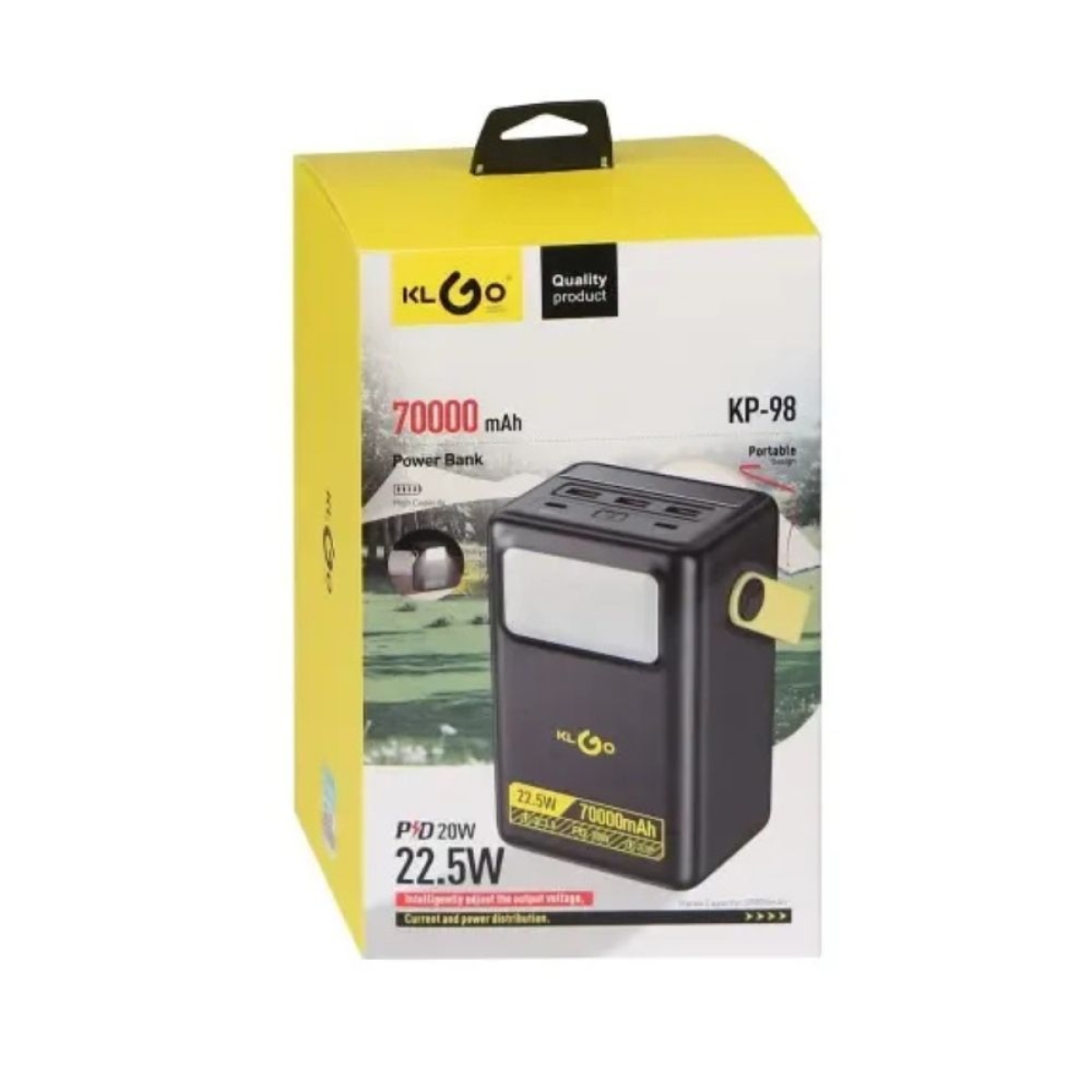 Power Bank 70000mAh 22.5W με Φακό KP-98