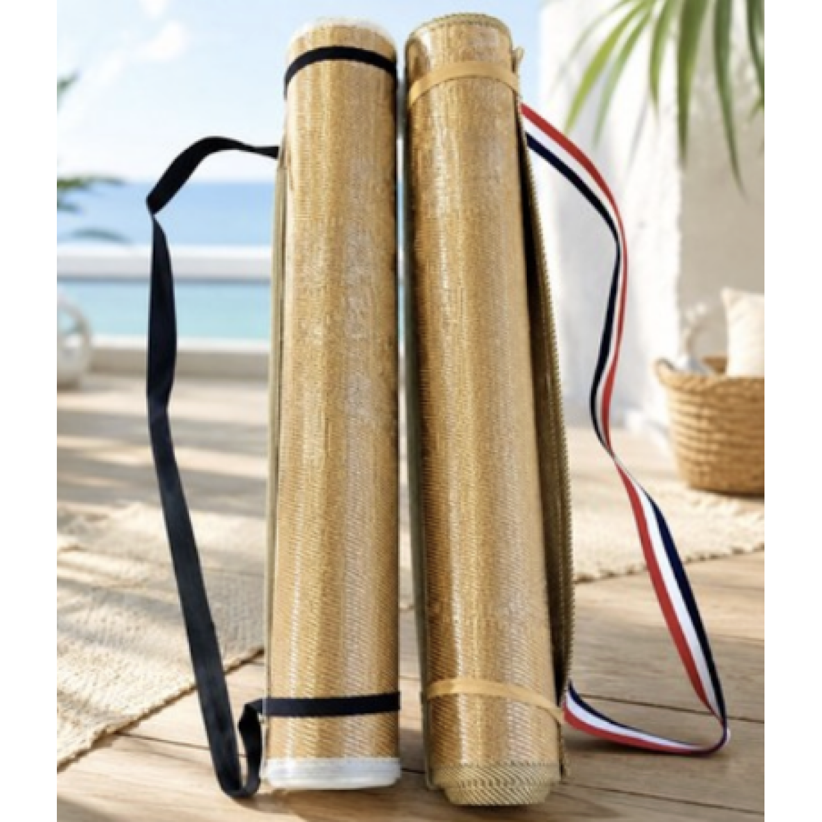 Ψάθα Παραλίας Αλουμινίου Gold Reflective 75x170cm HY-16 - Image 2
