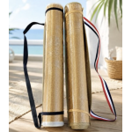 Ψάθα Παραλίας Αλουμινίου Gold Reflective 75x170cm HY-16 - Image 2