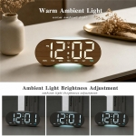 Ψηφιακό Ρολόι LED Με Ξυπνητήρι, Ημερομηνία Και Θερμοκρασία GH9031 - Image 5