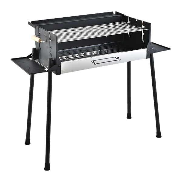 Ψησταριά Κάρβουνου BBQ με Ρυθμιζόμενο Ύψος 66x30cm K601