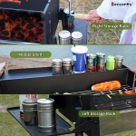 Ψησταριά Κάρβουνου BBQ με Ρυθμιζόμενο Ύψος 66x30cm K601 - Image 2