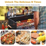 Ψησταριά Κάρβουνου BBQ με Ρυθμιζόμενο Ύψος 66x30cm K601 - Image 5