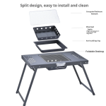 Ψησταριά Κάρβουνου BBQ Πτυσσόμενη 58x35x47cm K-804 - Image 4