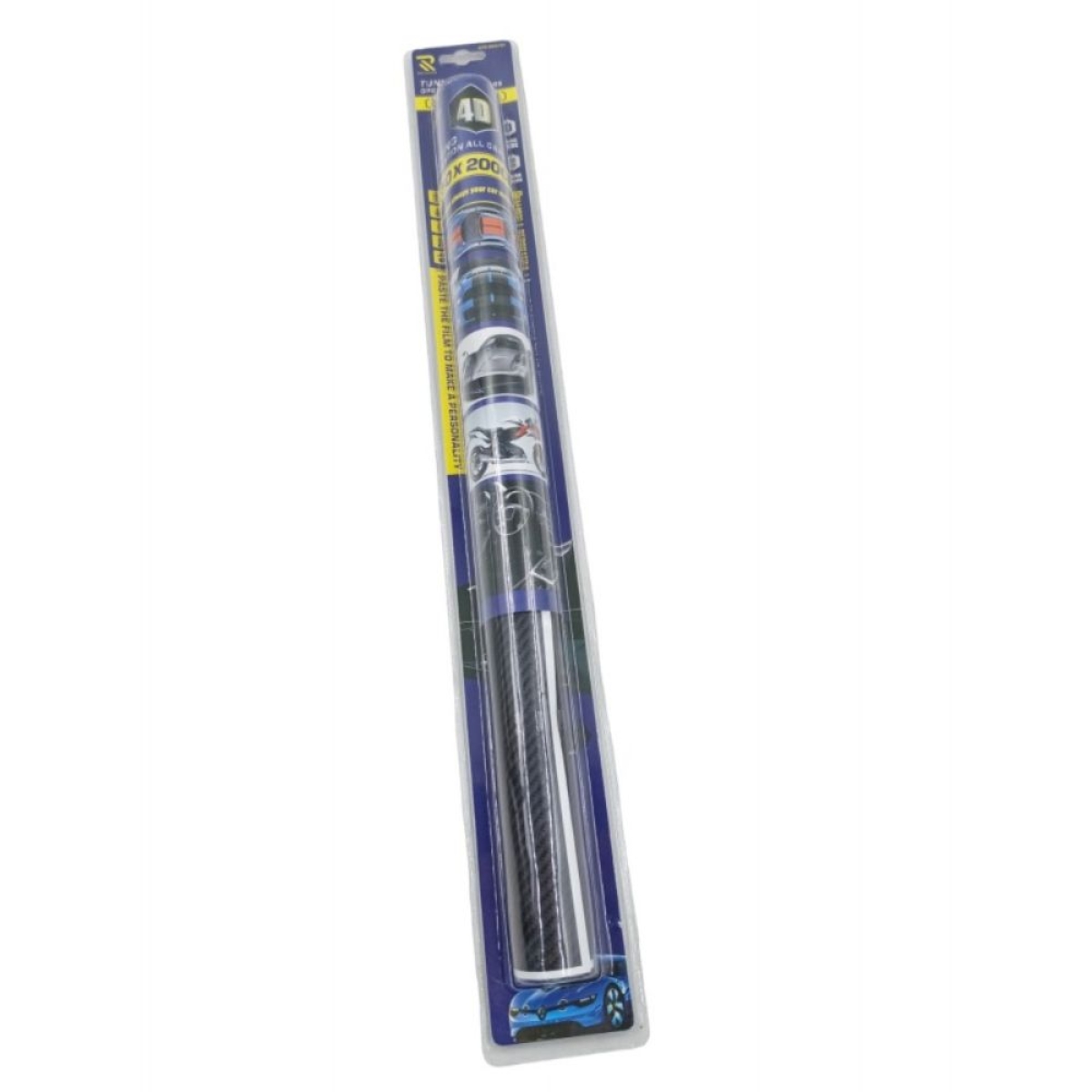 RCHANG Διακοσμητική αυτοκόλλητη ταινία carbon 4D 50x200cm W06181