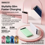 REMAX Bole Series Power Bank 10000mAh 22.5W RPP-520 – Ροζ