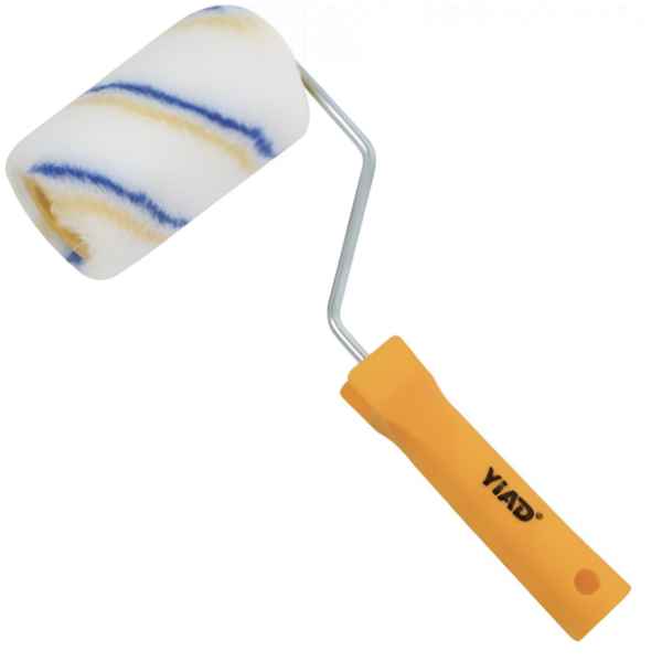 Ρολό Βαφής Dacron Ριγέ Premium 100mm με Λαβή YiAD 57186