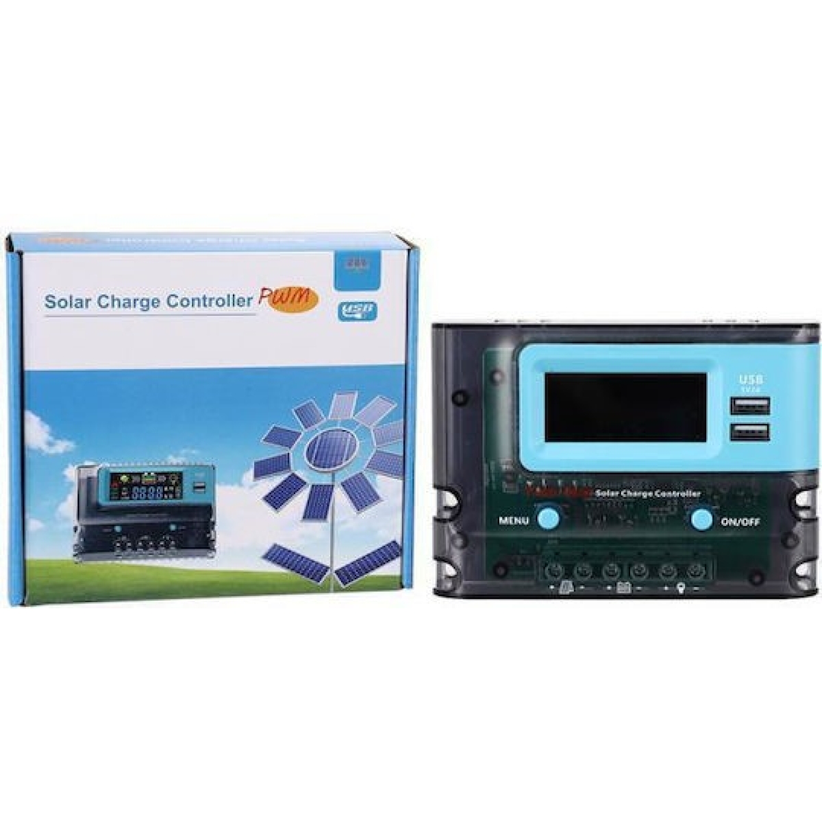 Ρυθμιστής Φόρτισης Φωτοβολταϊκών PWM 12V/24V 10A - Image 2