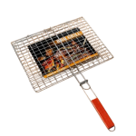 Σχάρα Ψησίματος BBQ Διπλή με Λαβή 30x40cm Y-202-1