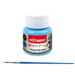 Σετ Ακρυλικά Χρώματα για Βαφή Γυαλιού 12 x 25ml Motarro MP176-6