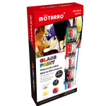 Σετ Ακρυλικά Χρώματα για Βαφή Γυαλιού 12 x 25ml Motarro MP176-6 - Image 3