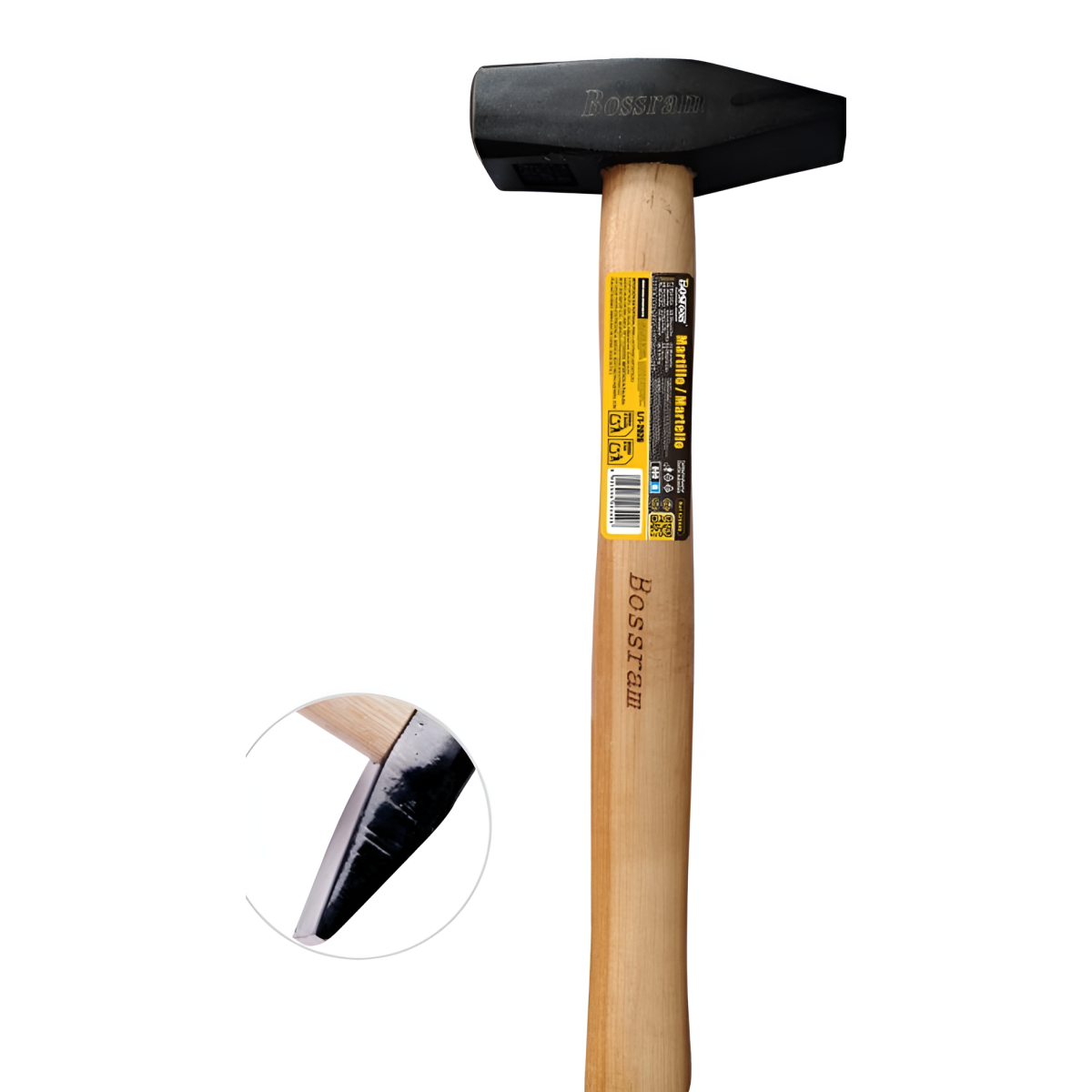 Σφυρί 800g με Ξύλινη Λαβή Bostools 626440
