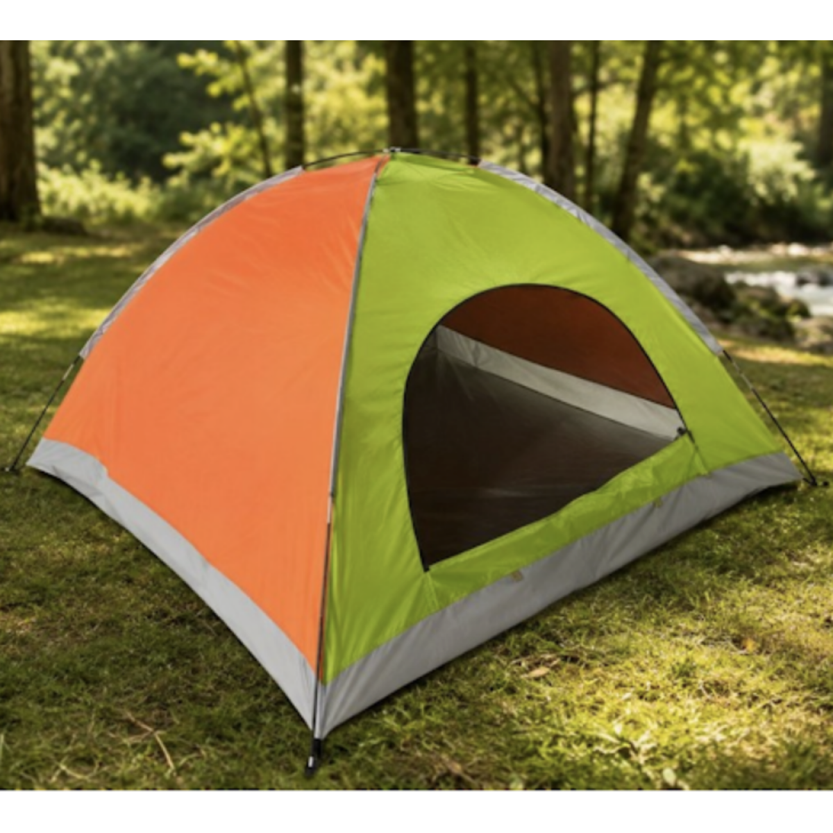 Σκηνή Camping 4 Ατόμων 200x200cm HY-6 - Image 2