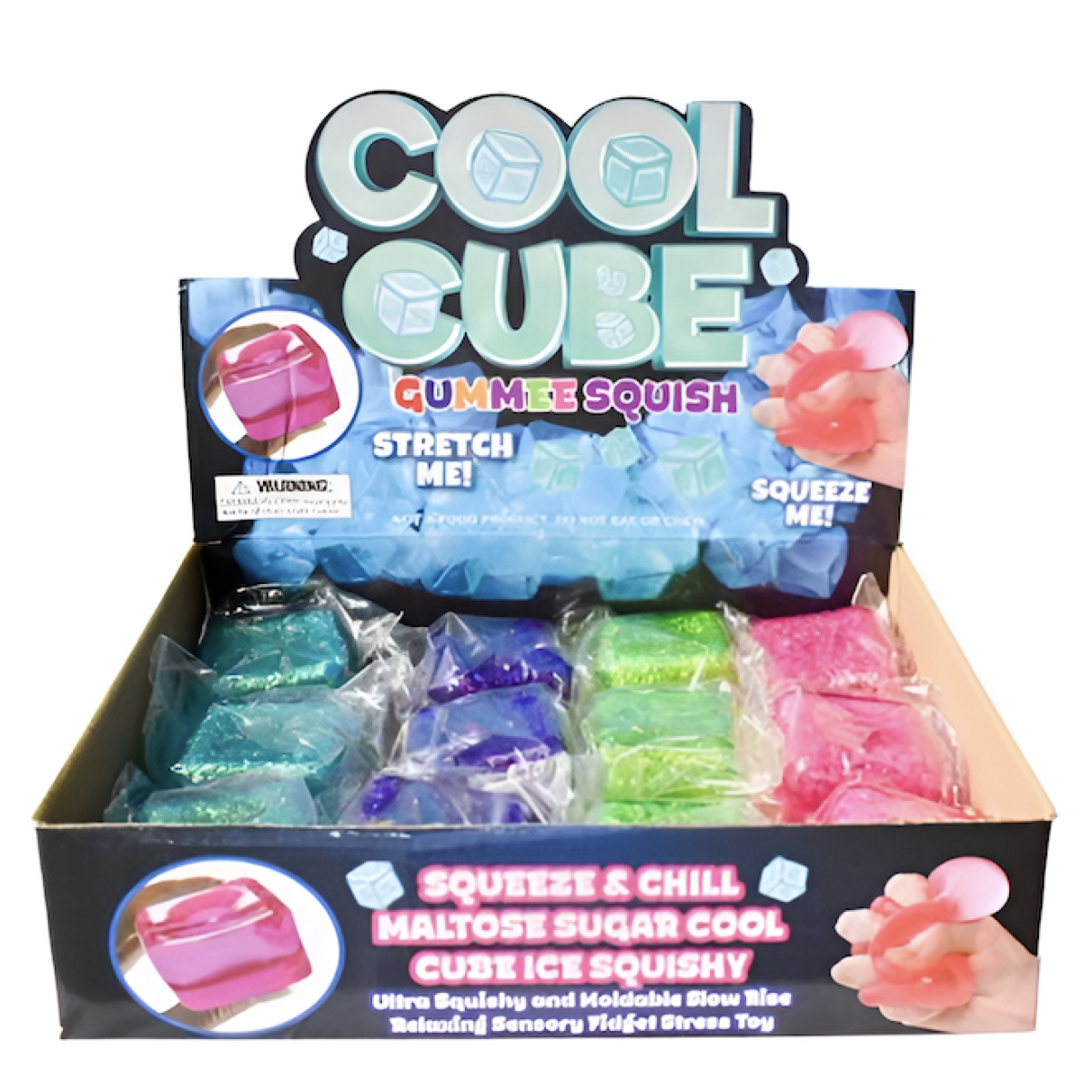 Squishy Παιχνίδι Anti-Stress Cool Cube 86817 - Image 2
