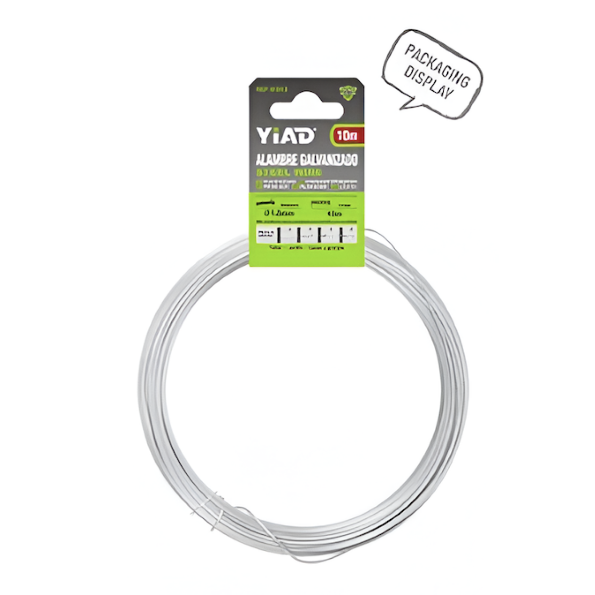 Σύρμα Δεσίματος Κήπου Γαλβανιζέ 1.8mm x 10m YiAD 51313 - Image 2