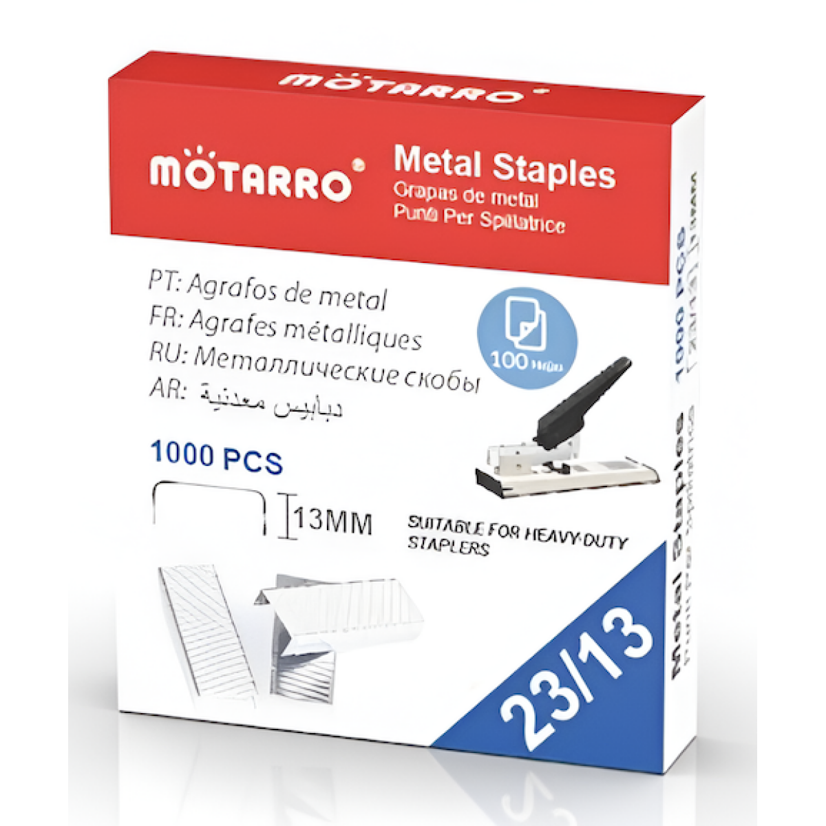 Σύρματα Συρραπτικού 23/13 1000 τμχ Motarro MI149 - Image 2