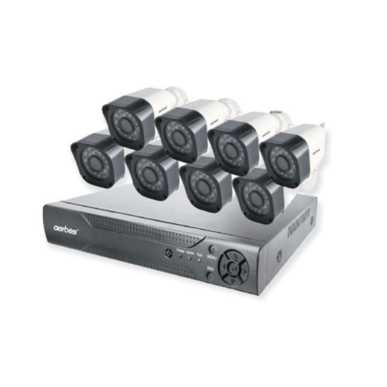 Σύστημα Παρακολούθησης CCTV Aerbes AB-C232 8 Καμερών 1080p