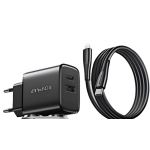 Ταχυφορτιστής 22.5W USB-C + USB-A Με Καλώδιο Lightning Awei PD85I-EU