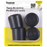 Τάπες Καρεκλών Καουτσούκ Ø28mm Σετ 4 Τεμαχίων BossTools 655781