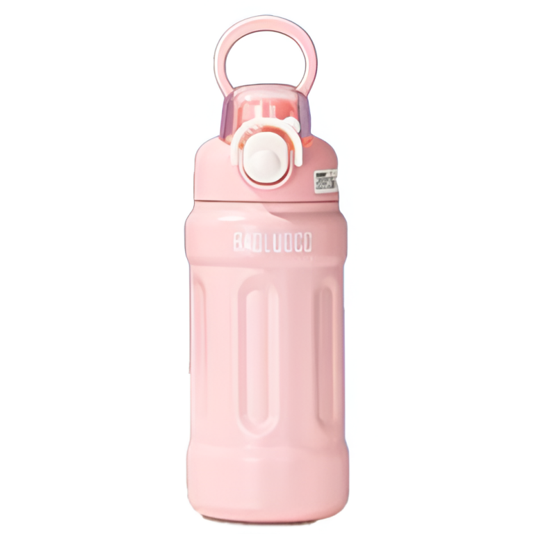 Θερμός Ανοξείδωτο Vacuum 600ml με Χερούλι & Καπάκι Ασφαλείας SDS-27195