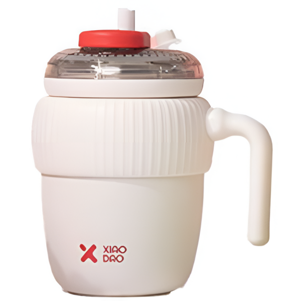 Θερμός Ποτήρι 420ml με Καλαμάκι και Λαβή SDS-27169