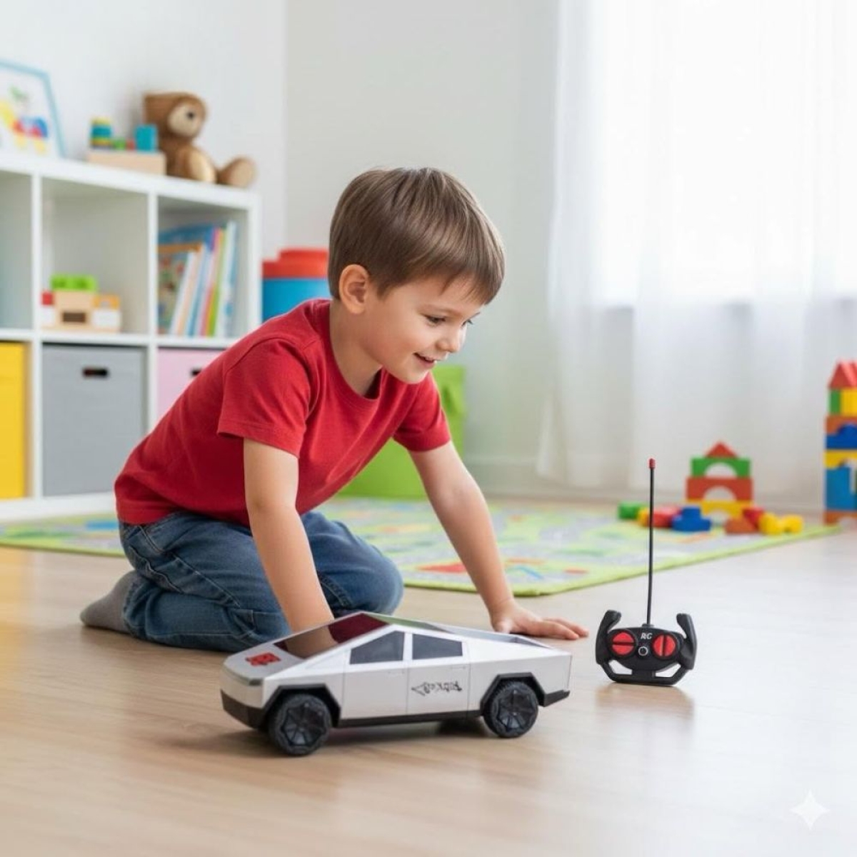 Τηλεκατευθυνόμενο Cybertruck 1:12 με Ανάρτηση 4 Τροχών