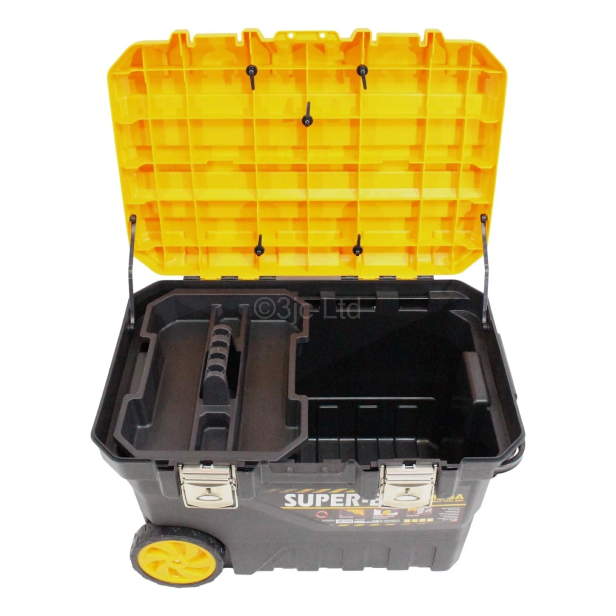 Τροχήλατη Πλαστική Εργαλειοθήκη 70x49x47.5cm ASR-4026 - Image 4