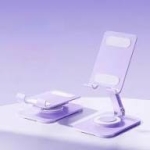 Βάση Στήριξης Κινητού και Tablet Γραφείου με Περιστροφή 360° και Αναδιπλούμενο Σχεδιασμό J-02 - Image 17