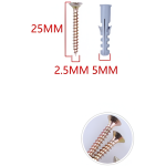 Βίδες 2.5x25mm & Ούπα 5x25mm Σετ 26 Τεμαχίων BossTools 680119