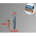Βίδες με Ούπα 3.5x16mm E5 25τμχ Bossram 683673 - Image 2