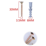 Βίδες με Ούπα 3.5x30mm E6 Σετ 18 Τεμαχίων Bostools 620257 - Image 2