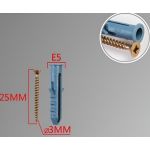 Βίδες με Ούπα 3x25mm E5 18τμχ Bossram 683669