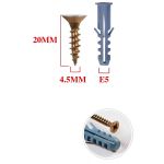 Βίδες με Ούπα 4.5x20mm E5 14τμχ BosTools 683680