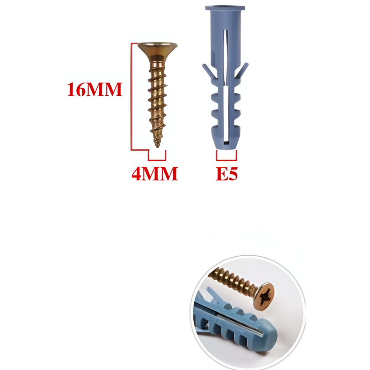 Βίδες με Ούπα 4x16mm E5 20τμχ BosTools 683676