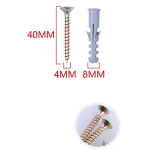 Βίδες με Ούπα 4x40mm E8 Σετ 10 Τεμαχίων Bostools 620258
