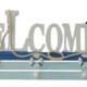 Ξύλινη Κρεμάστρα Τοίχου "Welcome" με Ναυτικό Σχέδιο F23030