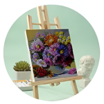 Ξύλινο Καβαλέτο Ζωγραφικής 90cm Alsuomi AL6039 - Image 4
