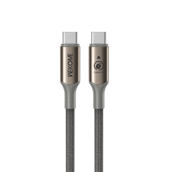 Καλώδιο Φόρτισης WK WDC-C23 USB-C σε USB-C 140W 1.2m Γκρι