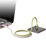 Καλώδιο Φόρτισης WK WDC-C19 USB-C to Lightning PD 35W 1.2m Ροζ-Πράσινο - Image 2