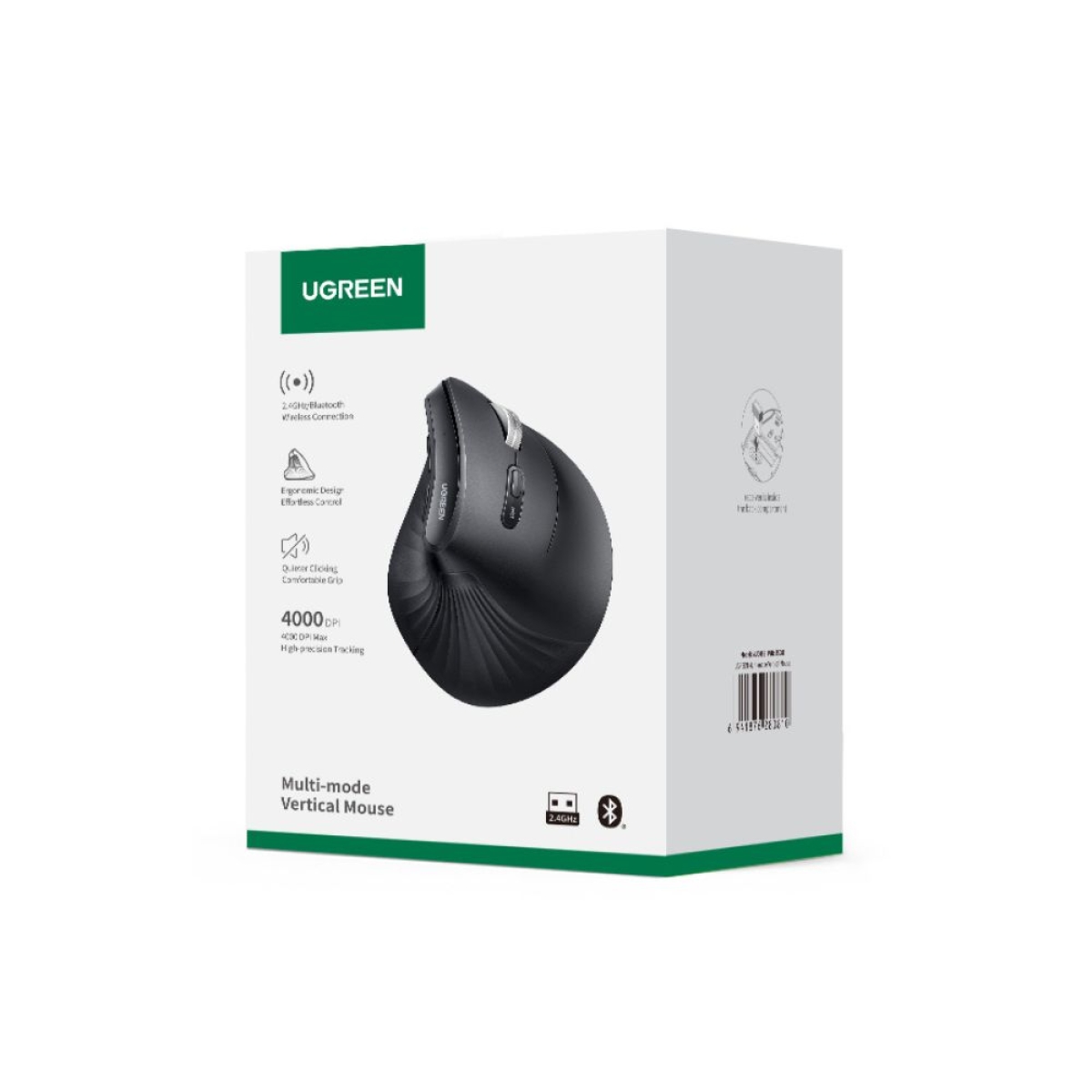 Ασύρματο Ποντίκι 2.4GHz/BT UGREEN MU008 mini 85765 Μαύρο - Image 3