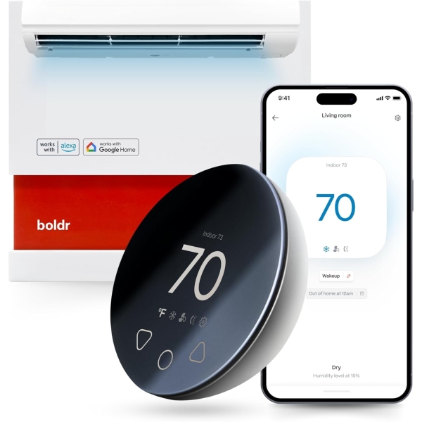 boldr Klima Smart Thermostat με Δυνατότητα Τηλεχειρισμού Graphite Gray