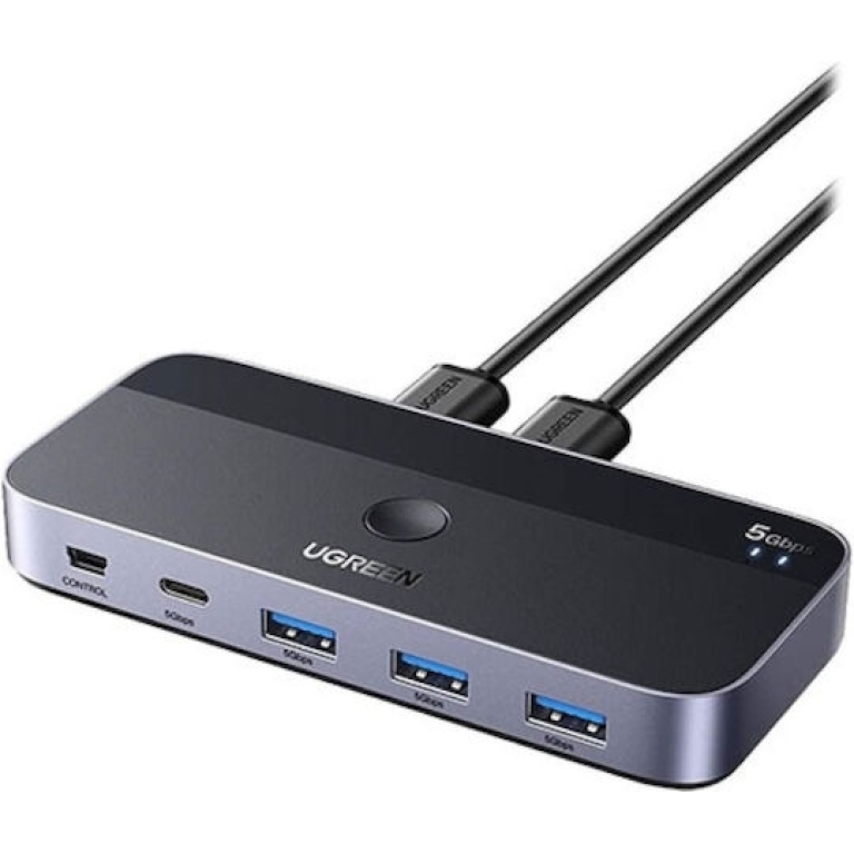 Ugreen USB 3.0 Switch 2X4 Out - Μαύρο CM662