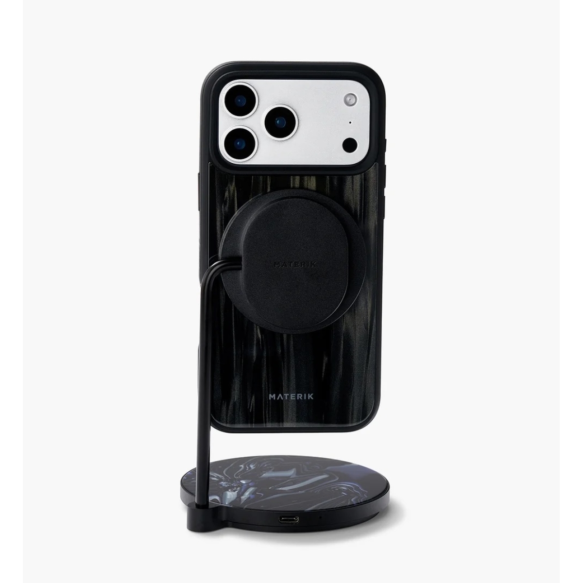 MATERIK 2-in-1 MagSafe Wireless Charger Black Pearl MP-WC-BP - Image 3