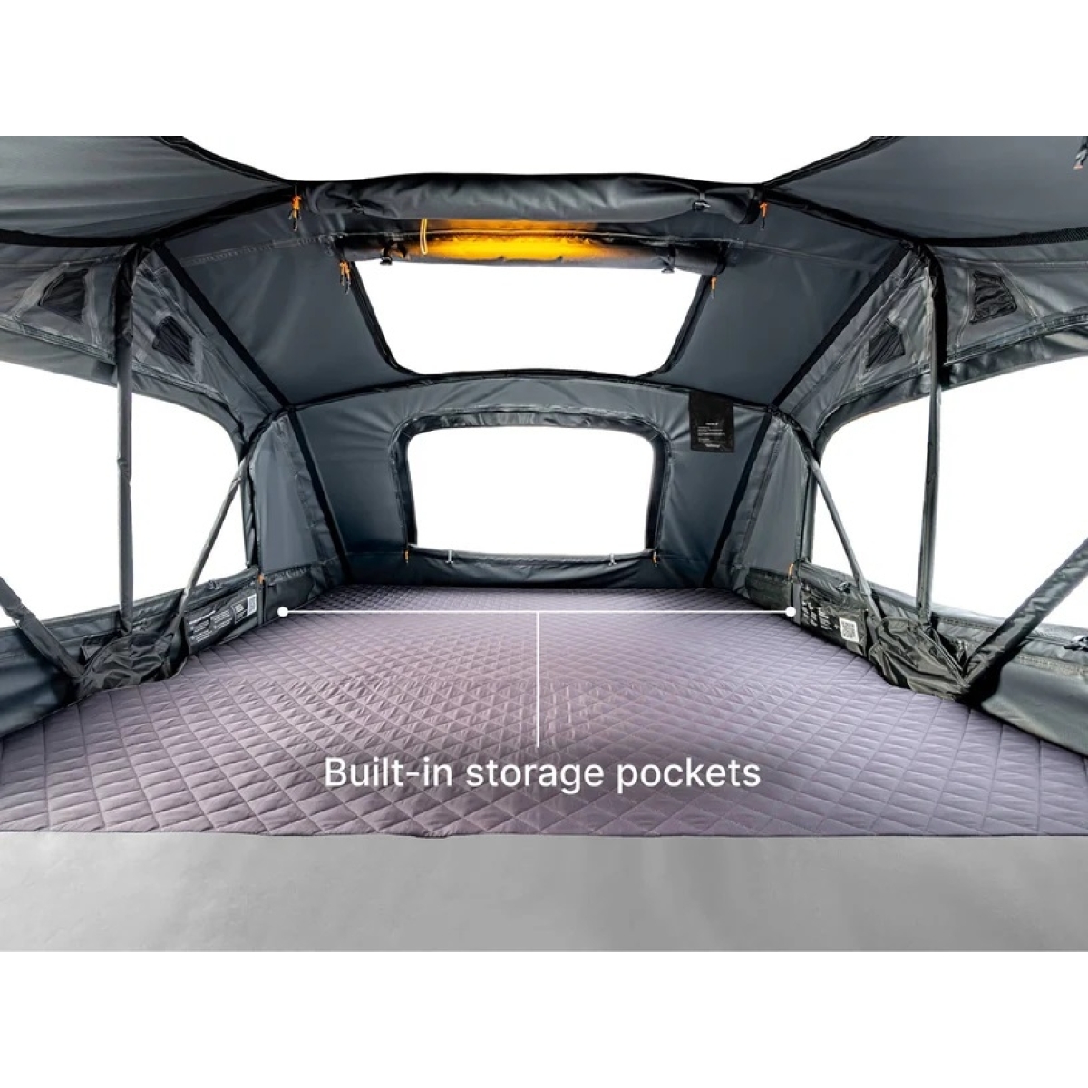 TentBox Lite XL 2026 Flint Σκηνή Camping Οροφής Αυτοκινήτου 4 Εποχών για 4 Άτομα 183x240x115cm TLIXL-FLINT-G5-95374 - Image 4