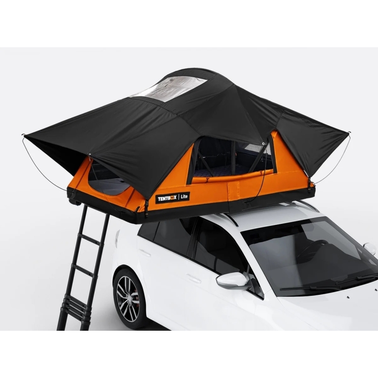 TentBox Lite 2026 Sunset Orange Σκηνή Camping Οροφής Αυτοκινήτου 4 Εποχών για 2 Άτομα 133x220x105cm TLI-SUN-G5-95367