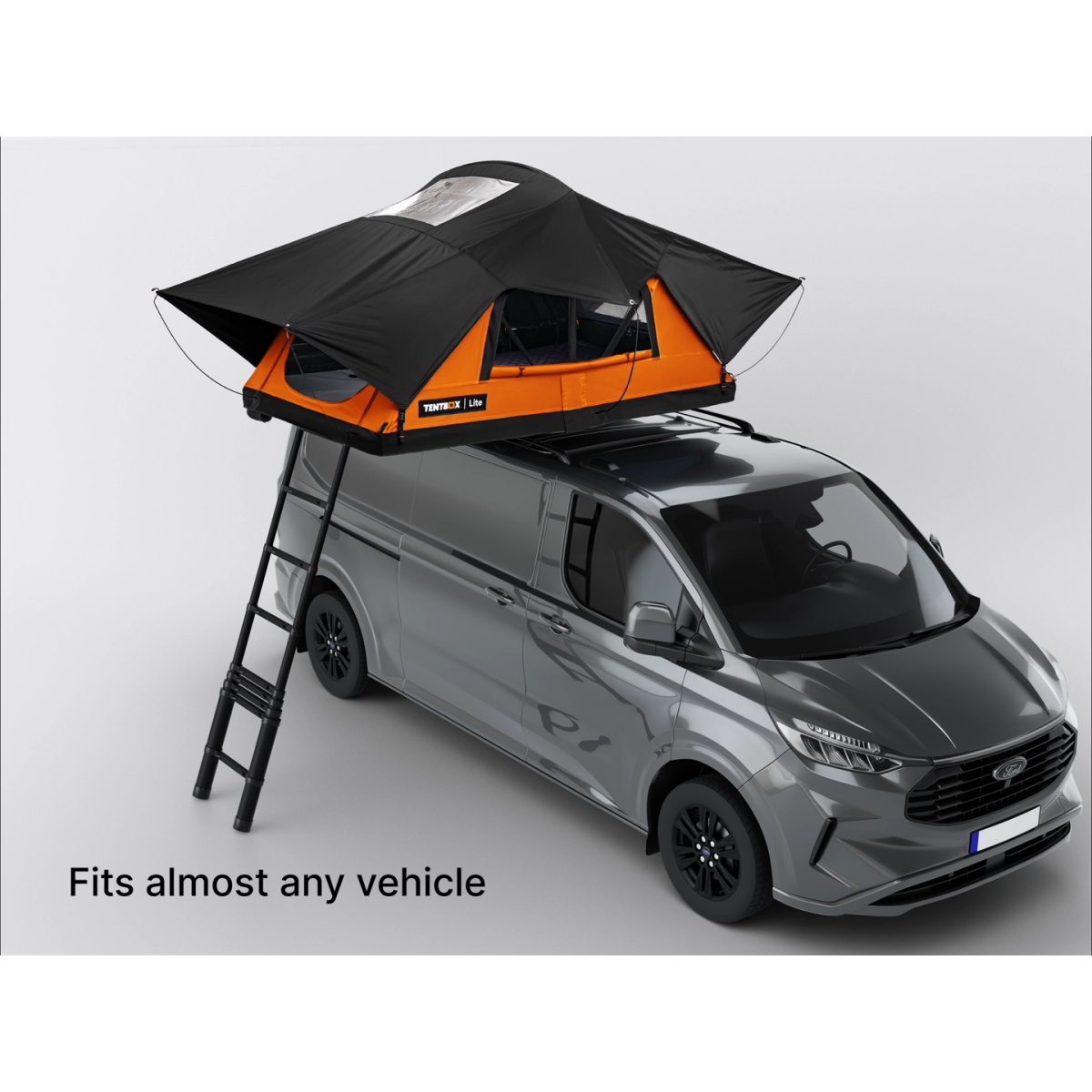 TentBox Lite 2026 Sunset Orange Σκηνή Camping Οροφής Αυτοκινήτου 4 Εποχών για 2 Άτομα 133x220x105cm TLI-SUN-G5-95367 - Image 2