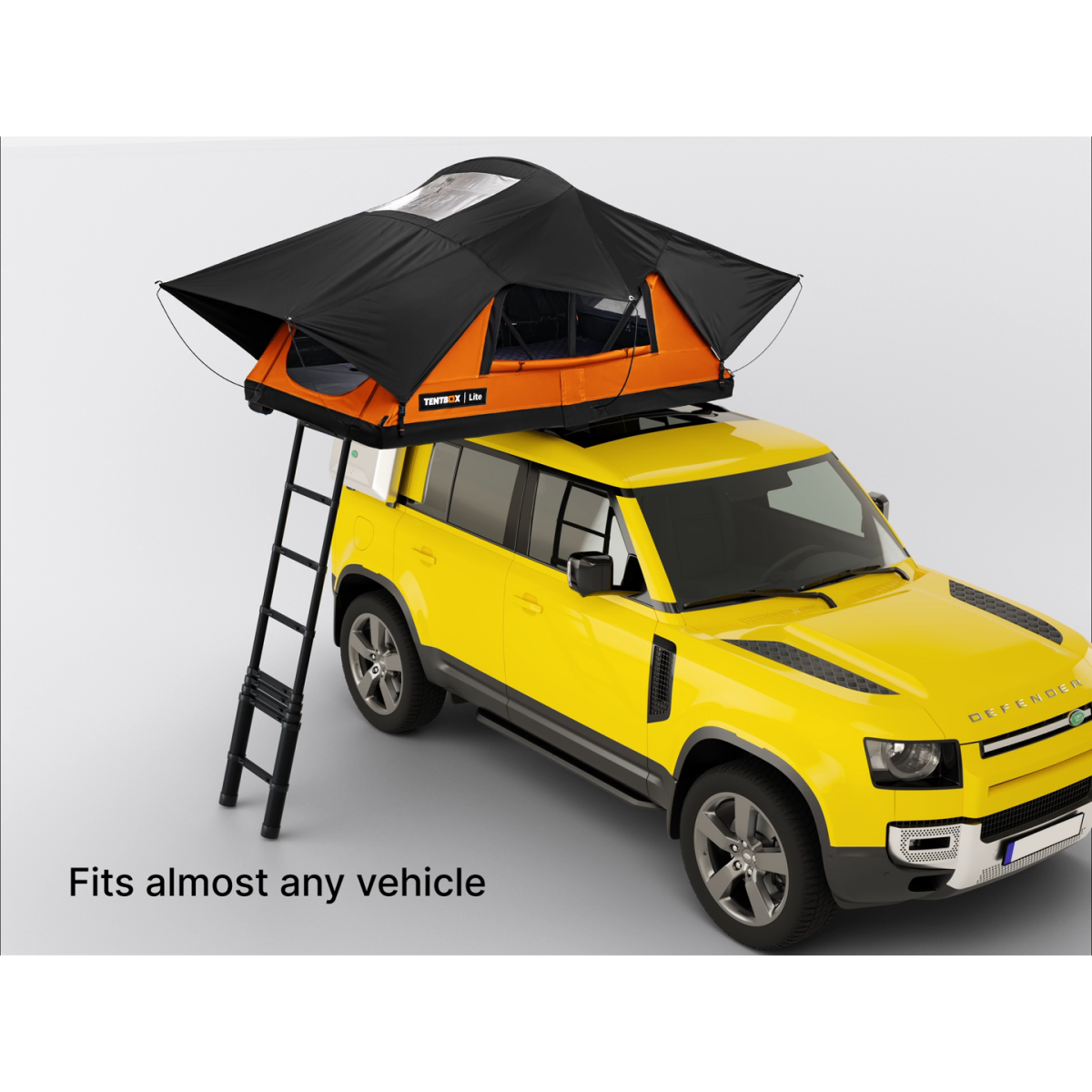TentBox Lite 2026 Sunset Orange Σκηνή Camping Οροφής Αυτοκινήτου 4 Εποχών για 2 Άτομα 133x220x105cm TLI-SUN-G5-95367 - Image 3